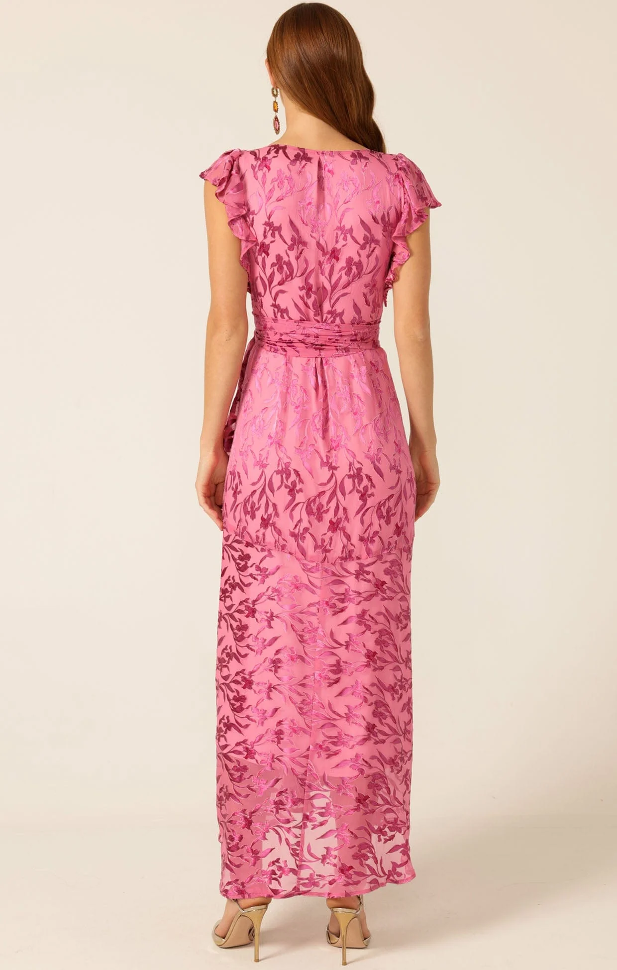 BELLA ROSE MAXI WRAP DRESS - Image 7