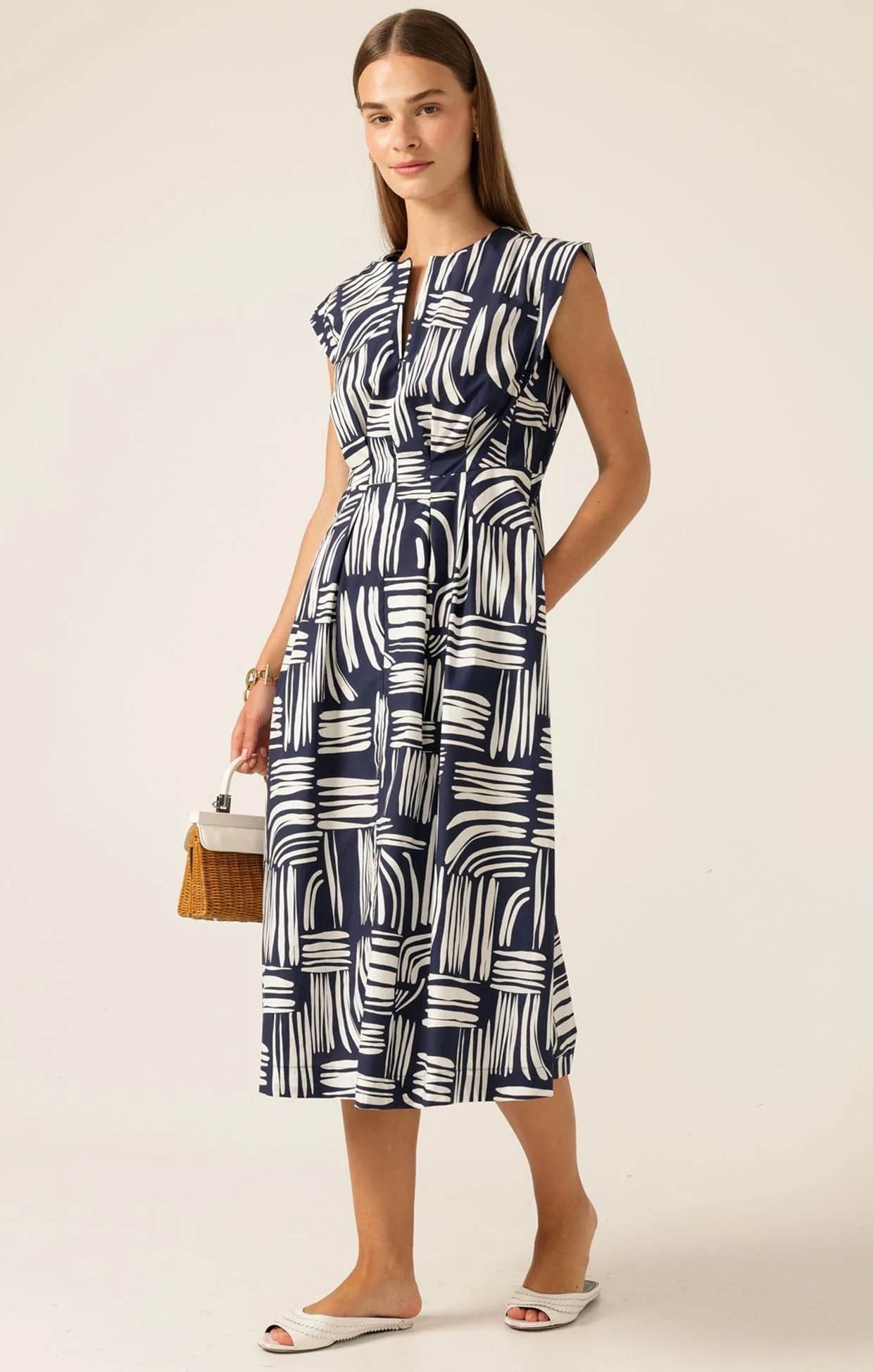 CLERMONT FIT AND FLARE DRESS - Image 4