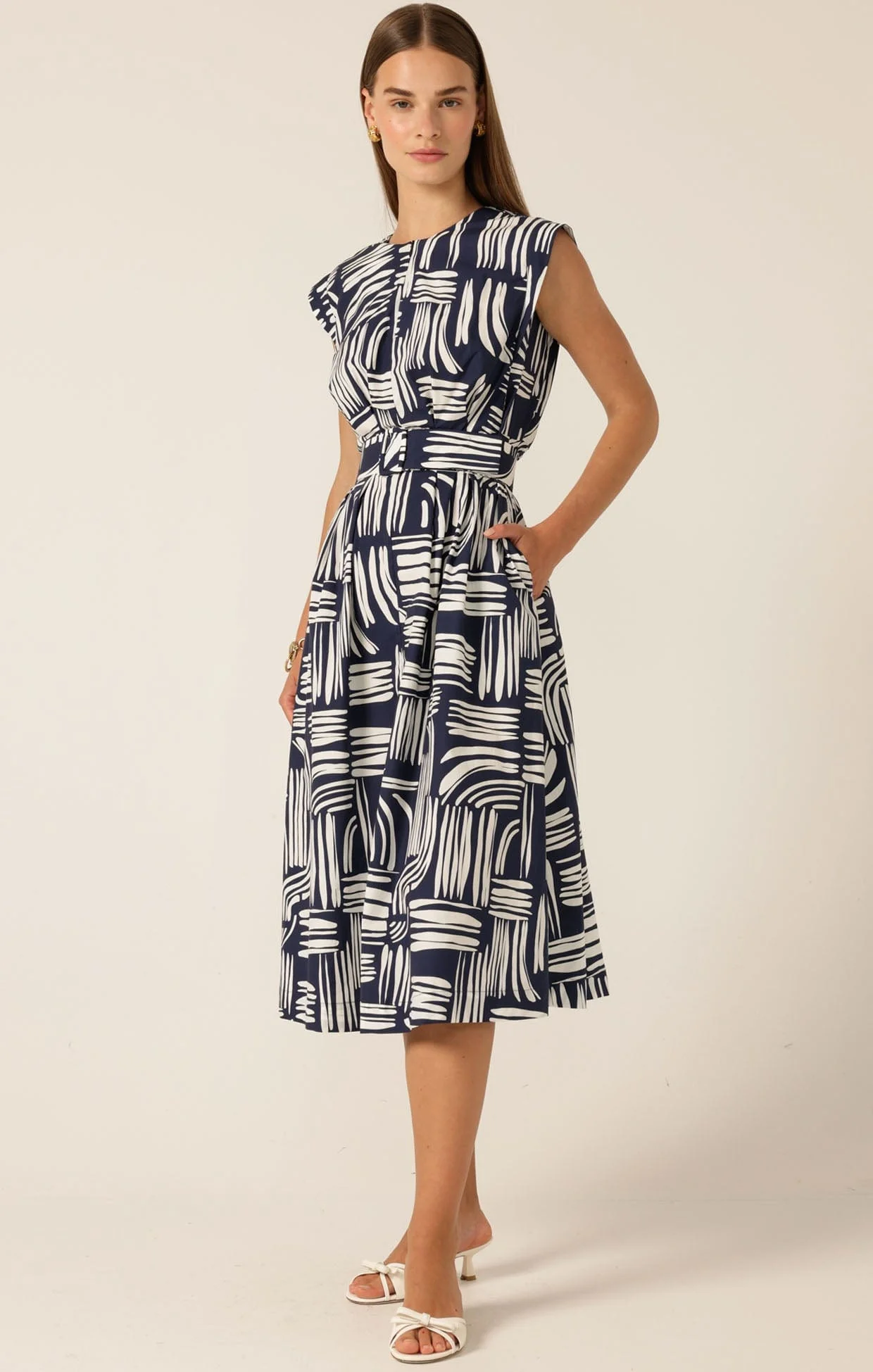 CLERMONT FIT AND FLARE DRESS - Image 5