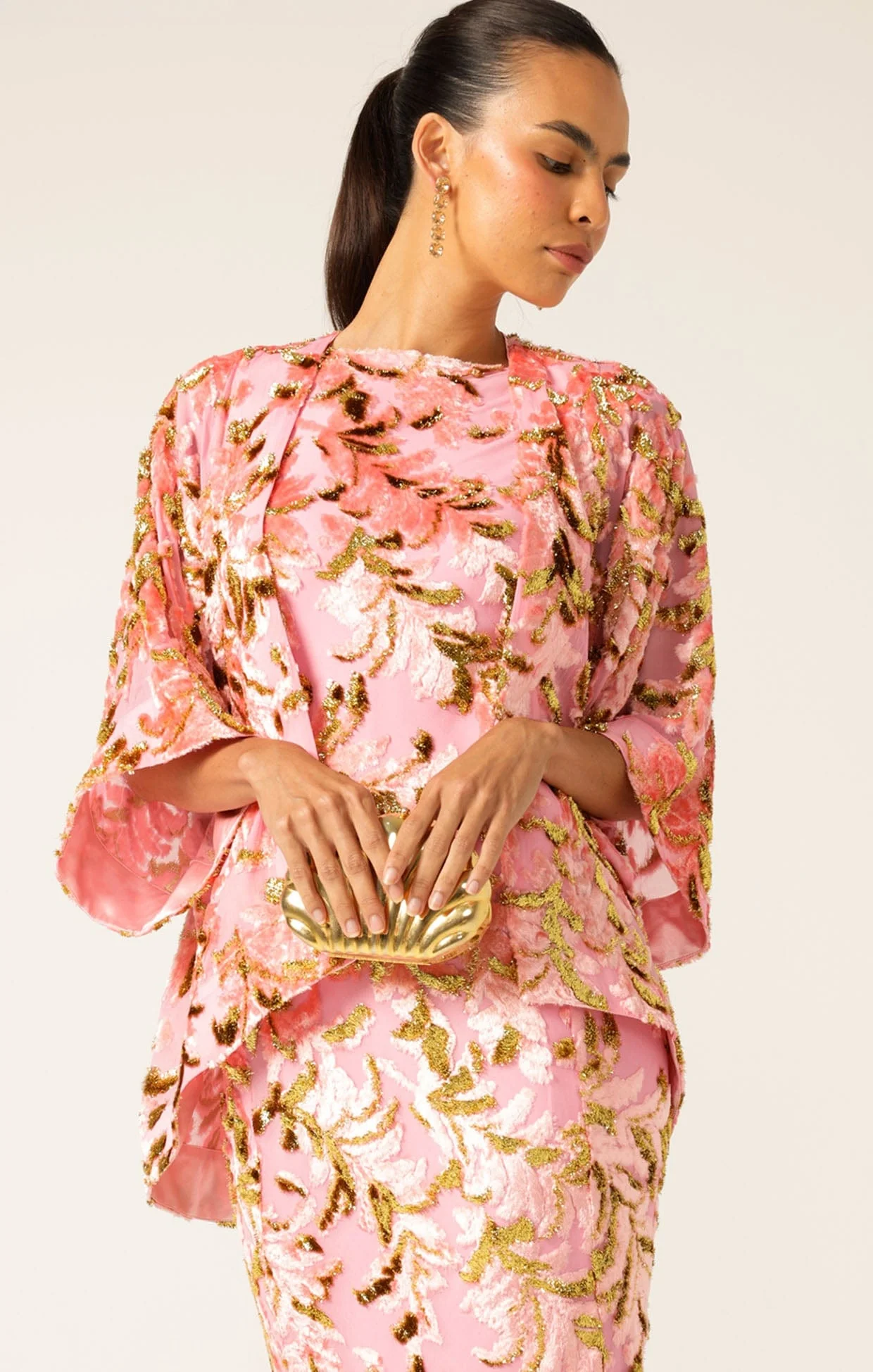 HEAVENLY HEIGHTS MAXI DRESS PINK GOLD - Image 6