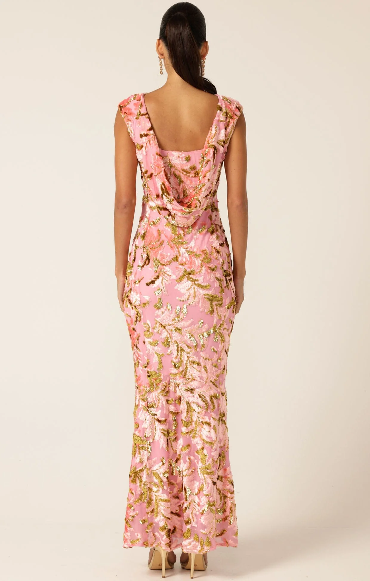 HEAVENLY HEIGHTS MAXI DRESS PINK GOLD - Image 9