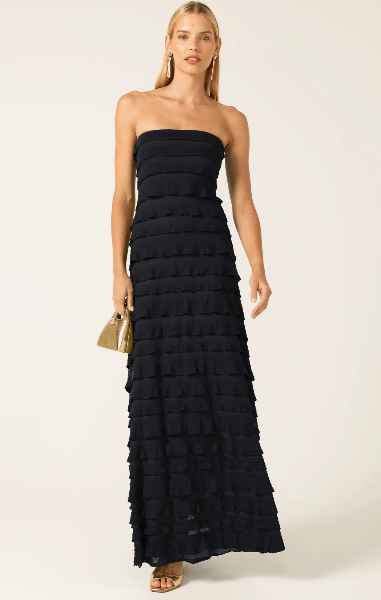 MADDISON MAXI DRESS IN BLACK - Image 4