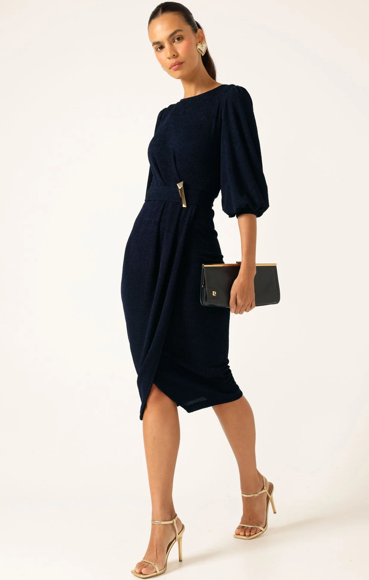 NICOLE DRESS NAVY - Image 7