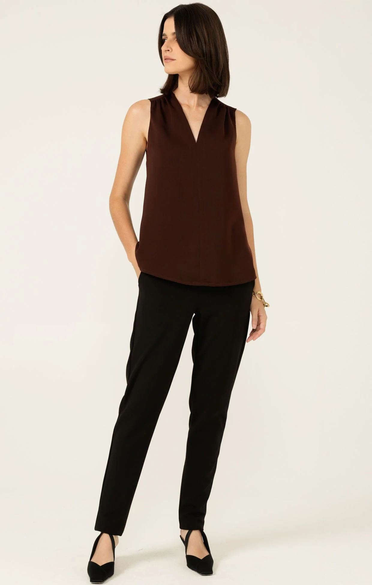 PIPER TOP IN CHOCOLATE - Image 5