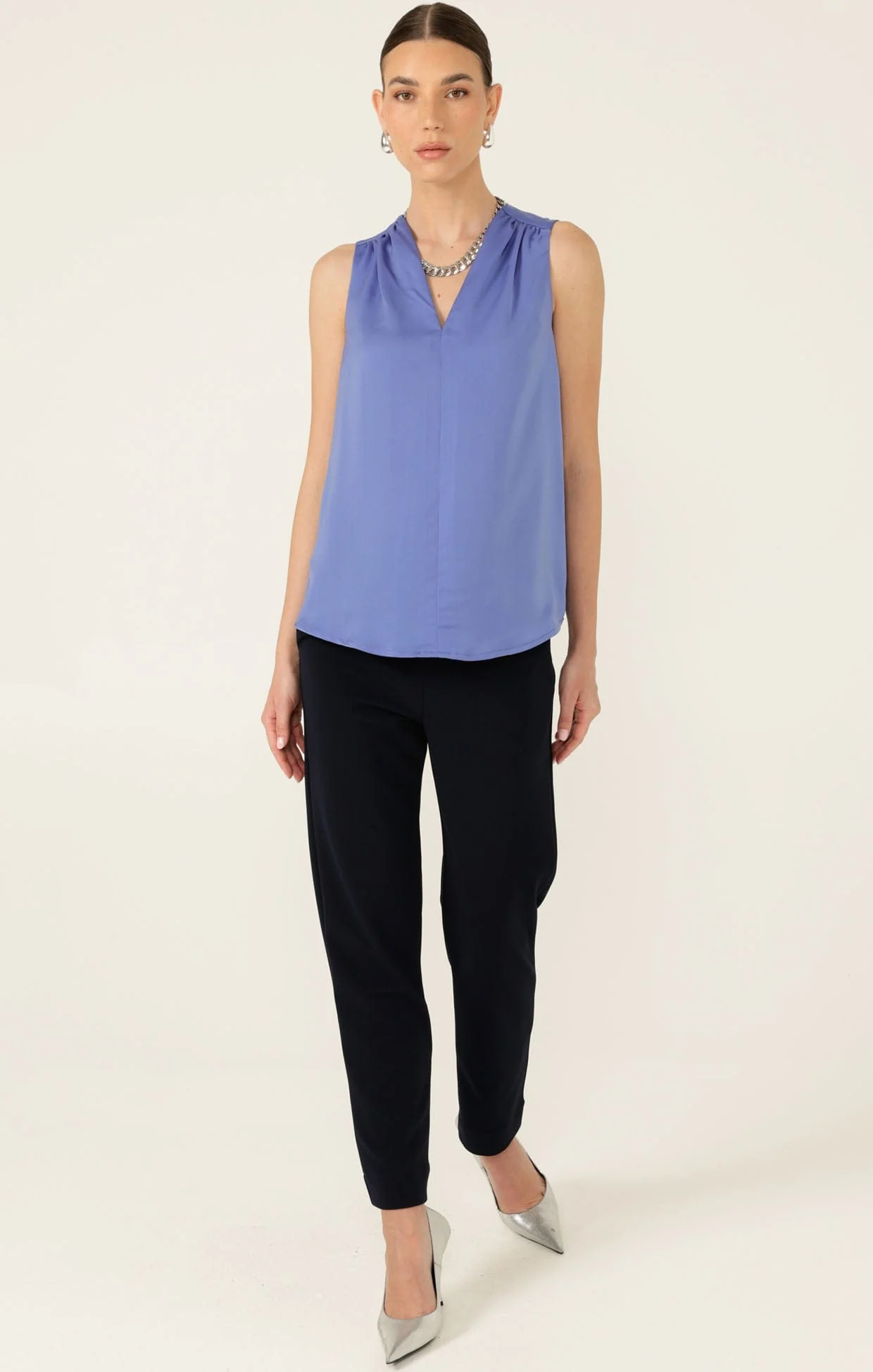 PIPER TOP IN CORNFLOWER - Image 4