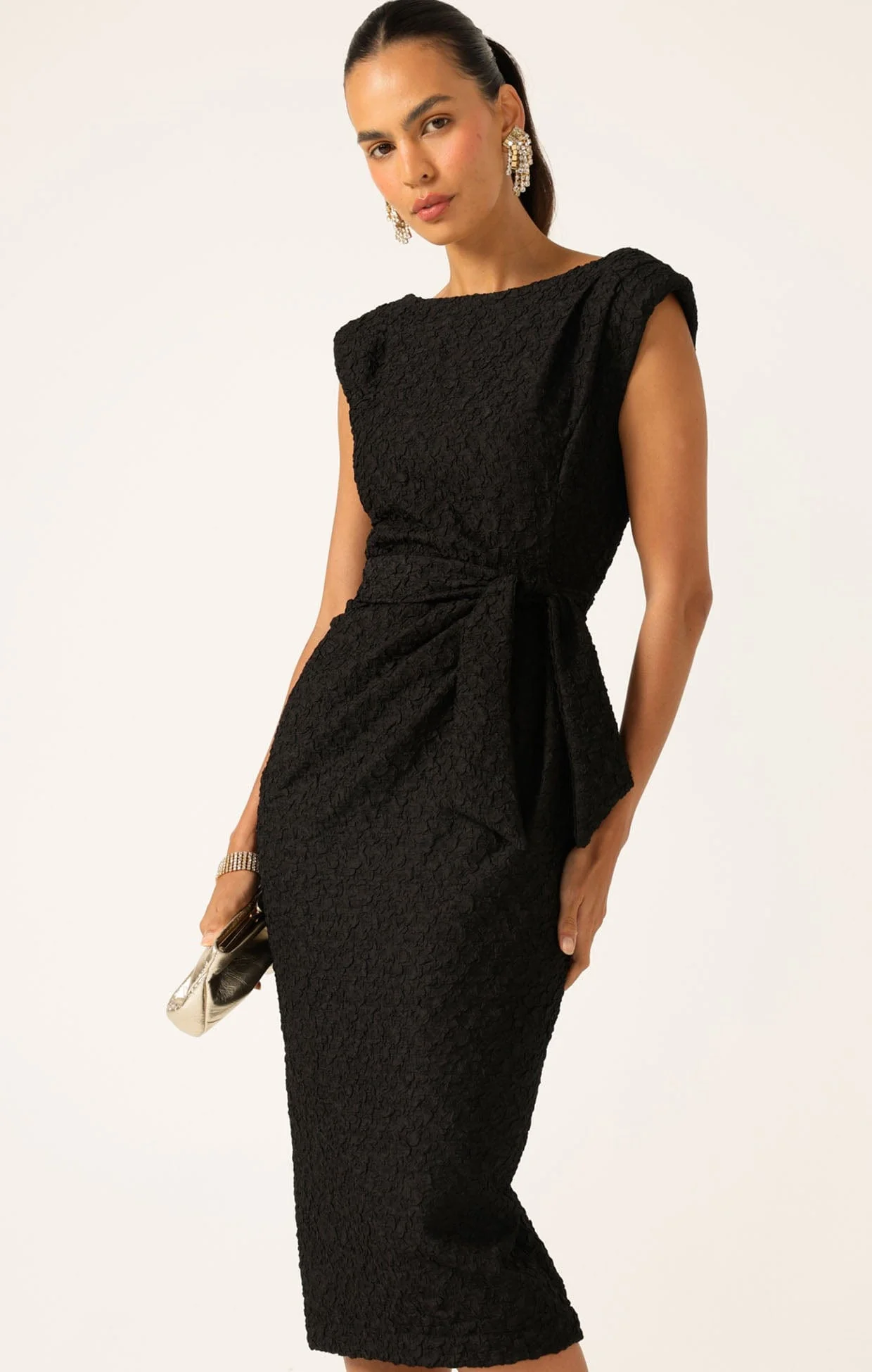 SOFIA DRESS IN BLACK - Image 3
