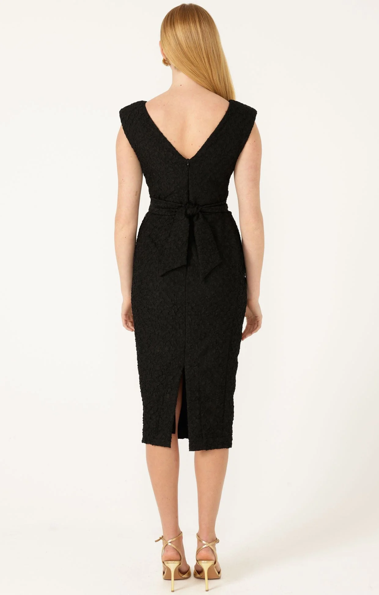 SOFIA DRESS IN BLACK - Image 6
