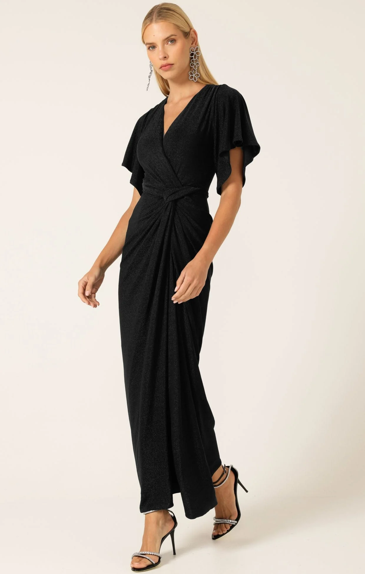 THE EMPORIUM MAXI DRESS IN BLACK - Image 3