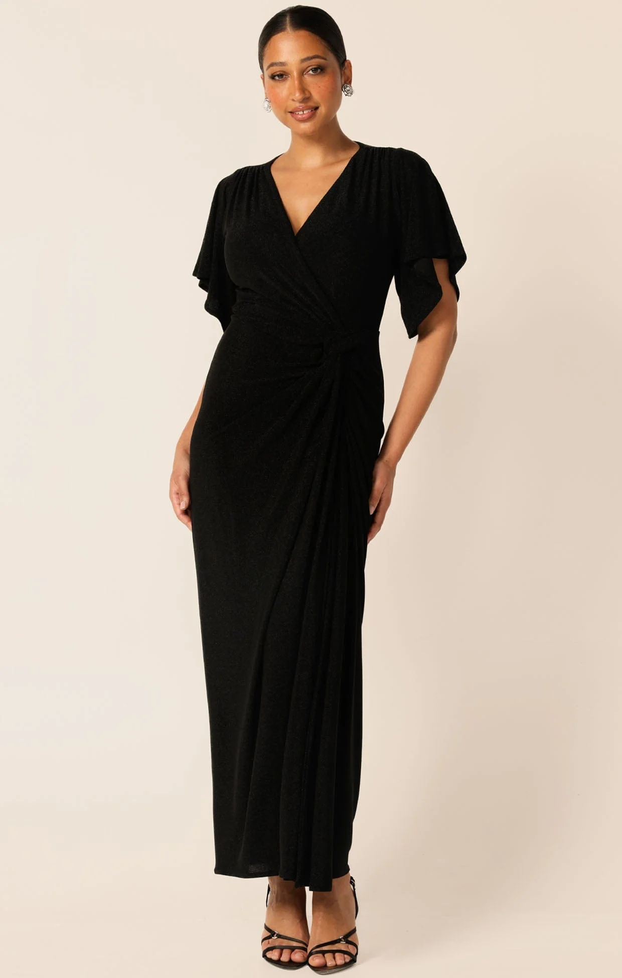 THE EMPORIUM MAXI DRESS IN BLACK - Image 4