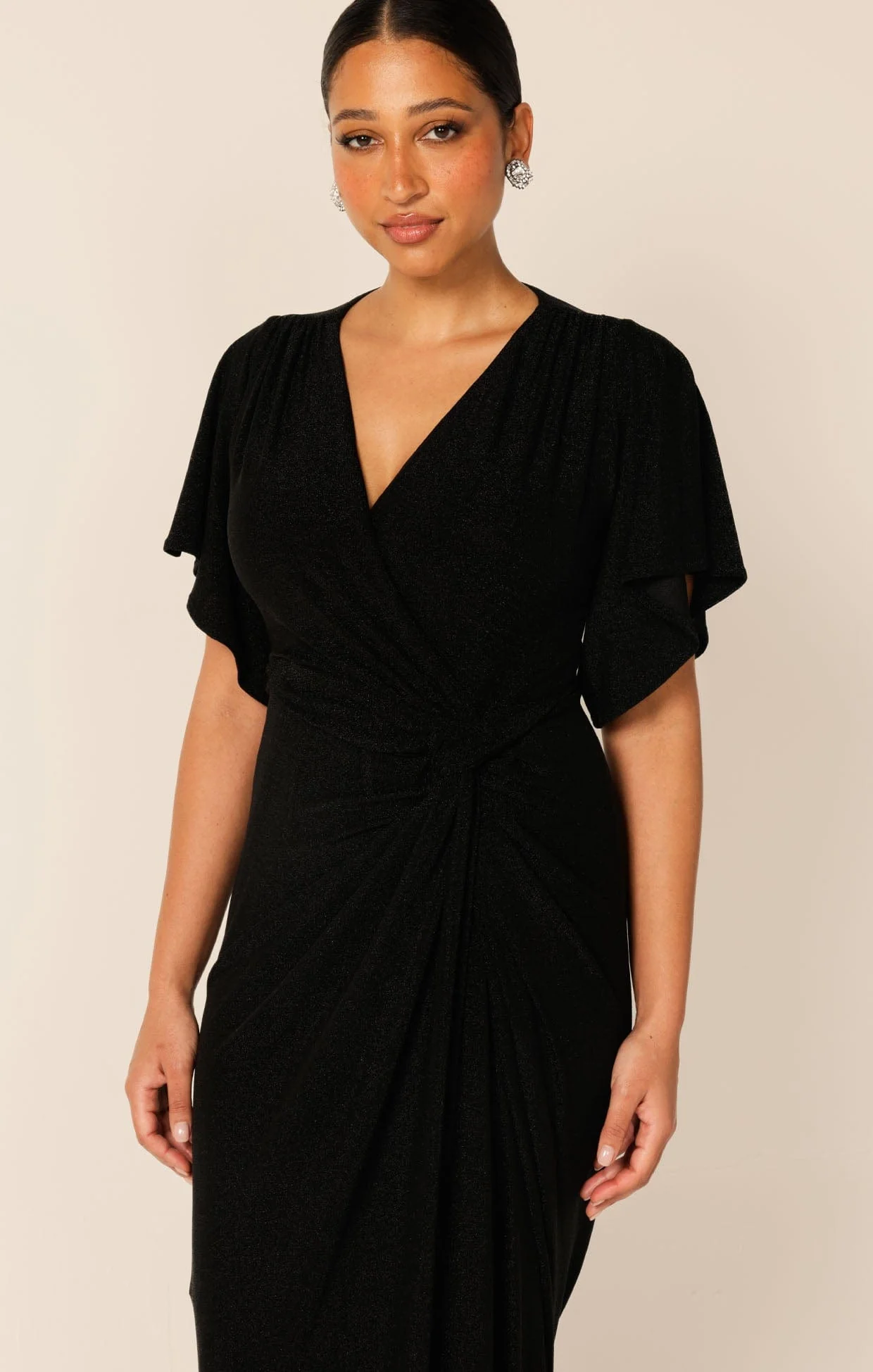 THE EMPORIUM MAXI DRESS IN BLACK - Image 5