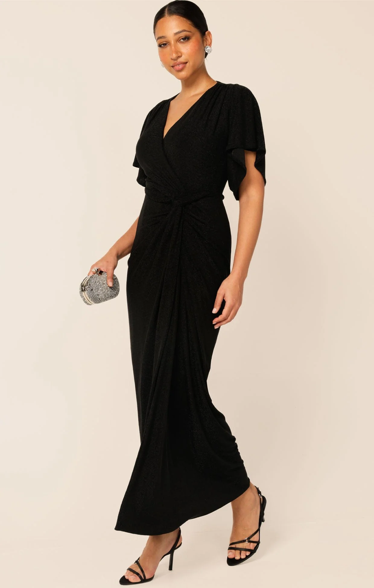 THE EMPORIUM MAXI DRESS IN BLACK - Image 6